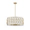 Z-Lite Harden Pendant, 8-Light, 26.25 In.W x 11.75 In.H, Modern Gold/White 1948P26-MGLD - alternate 4